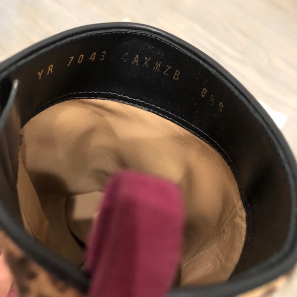 Ferraragamo Leopard calf hair booties81/2 - Picture 5 of 7